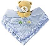 Baby Starters Snuggle Buddy with Blanket and Rattle Thank Heaven for Little Boys Bear, Blue by Baby 