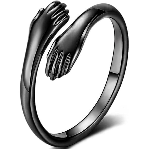 Jude Jewelers Crissy Cross Promise Ring - Stainless Steel Statement Ring For Wedding, Anniversary, Gift