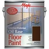 MJ - 8 – 0077 Oil Based床Paint , 1 gal Pail、525 sq-ft / Gal、ダークブラウン