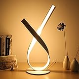 Ywyun クリエイティブアルミランプ、LEDアイ近代的な省エネランプ、ベッドサイドランプの研究の寝室のテーブルランプ ( Color : Warm light )