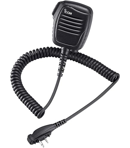 Amazon | Icom HM-158LA コンパクトスピーカーマイク ワニ口クリップ