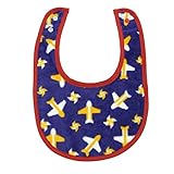 ampersand(アンパサンド) Boy’s飛行機柄プリントスタイ　ネイビーブルー　90cm