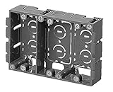 未来工業 パネルボックス 3ヶ用セパレーター付・あと付はさみボックス 1個 SBP-3W