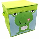 ストレージビン折りたたみ式キューブボックスファブリックストレージキューブおもちゃの動物のテーマ装飾子供部屋