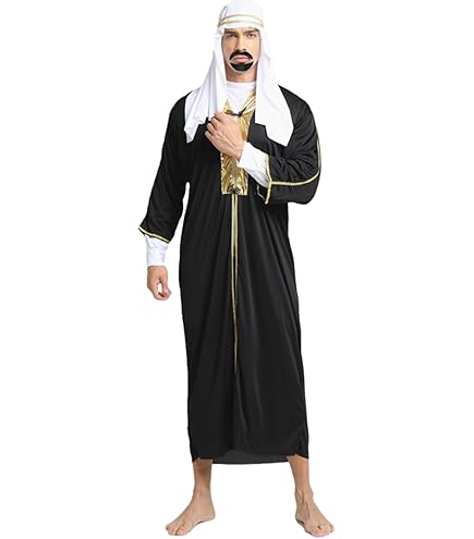中東アラブの男性民族衣装一式新品未使用 中東男性民族衣装 新品カンドゥーラ