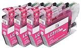 TOPマーケット LC3117M マゼンタ 4本 インク 互換品 MFC-J6980CDW MFC-J6580CDW MFC-J5630CDW MFC-J6583CDW MFC-J6983CDW 対応