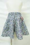 【 ChienChien/シアンシアン 子供服】ローンフラワープリントキュロットスカート90パープル