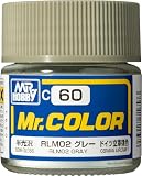 GSI クレオス(GSI Creos) Mr.カラー RLM02グレー 半光沢 10ml 模型用塗料 C60