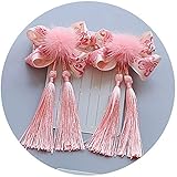 BIANHUAN ヘアピン こども ヘアアクセサリー ヘアクリップ 2点セット キッズ 女の子 かわいい 髪飾り 髪留め おしゃれ 七五三 お正月 ひな祭り お宮参り (C)