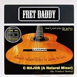 Fret Daddy スケール教則シール クラシックギター用 メジャースケール (Cスケール)
