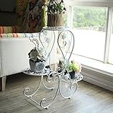 ZYN フラワーバルコニー多層ヨーロッパ鉄多層フロアクリエイティブポットホルダー (サイズ さいず : L68CM*W26CM*H68CM)