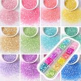 お試し12色セット レジン 封入 カレット ガラス カラフル 封入パーツ シリコンモールド アクセサリーパーツ 各5g