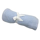 Spring Feverオーガニックコットン100 %ソフトニット幼児Throwライト重量Blanket 30" x 40"