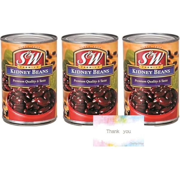 Amazon | S&W レッドキドニービーンズ 4号缶 432g×12缶