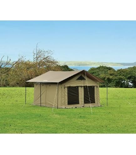 Amazon.co.jp: UNIFLAME REVO Square Tent 4 TAN 682371 : Sports