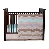 Trend Lab Cocoa Mint 3 Piece Crib Bedding Set, Taupe by Trend Lab [並行輸入品]