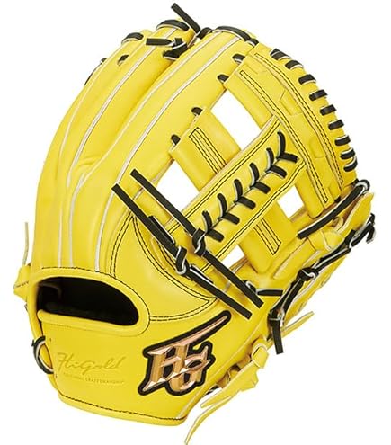 Amazon | 野球 ハイゴールド 軟式グローブ グラブ 己極 SRレモン