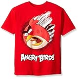 Angry Birds Boys' Little Boys' Short Sleeve T-Shirt Shirt Red Medium/5/6 [並行輸入品]