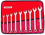 Stanley Proto J1200MB9 12 Point Oxide Metric Combination Wrench Set Black 9-Piece [並行輸入品]