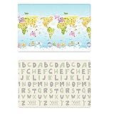 The Prime Pororo Earth Travel Playmat Double Sided Design ベビージム プレイマット 両面デザイン 1.5~2の厚さ [海外並行輸入品] (M 