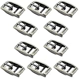 [クラフトパーツ屋] バックル 10mm 10個 (アンティークゴールド)