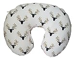 授乳枕カバーby danha-newborn Baby Feeding枕カバー – かわいいドーナツ形状ウェッジ枕 – Best Infant support-for新しいmoms-deerヘッド枕c