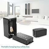 Giantree 耐候性のあるスチール製インナーボックスで作られた4桁の組み合わせのウォールマウントキーロックボックス最大5個のキーを保持