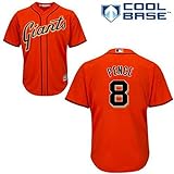 ハンターペンスサンフランシスコジャイアンツ# 8 Youth Cool Base Alternate Jerseyオレンジ( Youth Medium 10 / 12 )
