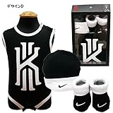 ギフトセット NIKE ナイキ ベビー 半袖 ボディスーツ 帽子 ブーティ 箱入り 出産祝い -デザインD