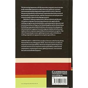 Corporate Social Responsibility of Multinational Corporations in Developing Countries: Perspectives on Anti-Corruption