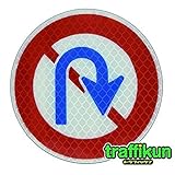 【大蔵製作所】道路標識 ミニチュア トラフィックン　 (転回禁止)