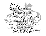 Jada Venia / Kindred Hearts - Inspirational Accent Lamp / Light Box Insert: "Life is not measured by