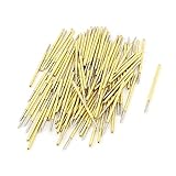 uxcell　プローブ　スプリング試験プローブ　P100ーB1　ダイヤ1．36ミリメートル　長さ33．35ミリメートル　180グラム　100個入り