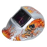 ソーラー充電式 半自動溶接マスク 炎
