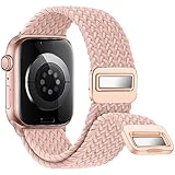 [Sunhel] コンパチブル アップルウォッチ バンド Apple Watch バンド 磁気吸着式バックル 強力な磁石 ナイロン素材 編み