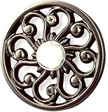 NuTone NB5511BL Recess Mount Decorative Door Chime Push Button, Black by Broan