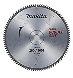 マキタ チップソー ダブルスリット 外径260mm 刃数100T 高剛性タイプ 一般木材用(卓上マルノコ) A-46006