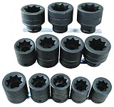 URREA 750015 3/4-Inch Drive Impact Socket Set by Urrea