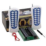 BQLZR Inching / self-lock / Interlocked 12 V 12チャンネルRF 433 MHzワイヤレスリモート制御リレースイッチ 2 BQLZRN27568