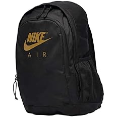 Amazon ナイキ ナイキ バックパック ブラック ゴールド ワンサイズ Nike ナイキ リュックサック