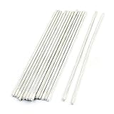 uxcell ステンレス丸棒　ステンレス鋼　20個95mmx 2mm　ステンレス鋼丸棒　シルバートーン