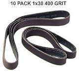 1x30 - 400 Grit 10 Pack - Silicon Carbide Sanding Belts [並行輸入品]