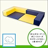 【キッズコーナー】ポニーシリーズ1畳Bタイプ ネイビー/イエロー