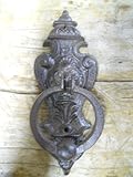 jtw- 9.25 " Tall – Heavy Duty Solid Cast IronアンティークスタイルVictorian Door Knocker Rustブラウン仕上げ