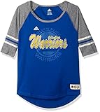 NBA Girls 7 – 16 Golden State Warriors hi-loラグランTシャツ、L ( 14 )、ブルー
