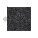 はねるや 染物コースター リネン 日本製 (抑揚/紺白)