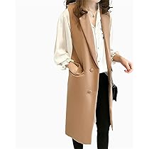 ベージュノースリーブ ロングベスト サイズ38 ⭐︎美品 aquaist ベージュ ノースリーブロングベスト L サイズ