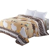 Zhuhaitf 高品質 毛布 Fleece Blanket Lightweight Soft Warm Fuzzy Throw Twin Full Queen Size