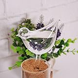 ノーブランド品 植物 花 装飾 花瓶 ボトル ぶら下げ クリア ガラス 壁 水耕栽培 プレゼント 雑貨 飾り 結婚式 容器 鳥の形