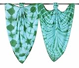 j & alex's Hand Dyed Cotton Muslin Swaddle Blankets in Shorelines 2 count by j & alex